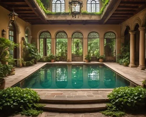 pool house,hacienda,swimming pool,piscina,inside courtyard,courtyard,patio,courtyards,mansion,outdoor pool,atriums,amanresorts,floor fountain,luxury property,spanish tile,orangery,philbrook,spa,filoli,orangerie,Photography,Artistic Photography,Artistic Photography 01