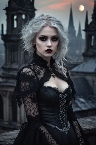 gothic woman,dark gothic mood,gothic portrait,gothic style,gothic dress,vampire woman,vampire lady,gothic,goth woman,dhampir,gothicus,volturi,corsetry,bewitching,vampy,victoriana,vampyre,dark angel,victorian lady,vampirism,Art,Classical Oil Painting,Classical Oil Painting 31