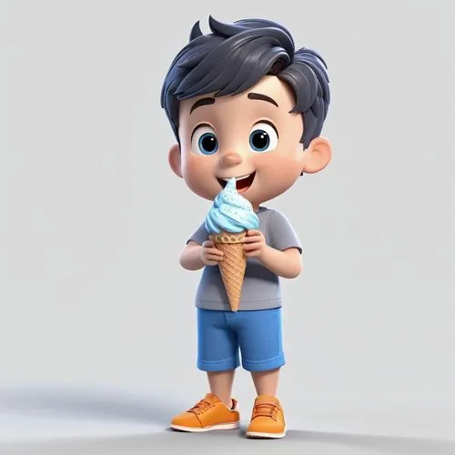 cute cartoon character,lilo,ice cream cone,3d model,clay animation,cute cartoon image,3d figure,soft serve ice creams,matsuno,funko,soy ice cream,ice popsicle,disney character,animated cartoon,cartoon character,ice cream,soft ice cream,pinocchio,child boy,cones milk star,Unique,3D,3D Character