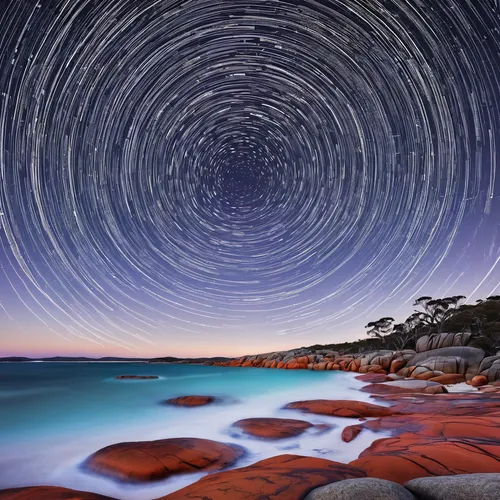 star trails,star trail,south australia,rottnest island,new south wales,australia,rottnest,long exposure,aurora australis,time spiral,starscape,long exposure light,concentric,natural phenomenon,maroubra,spiral pattern,astronomy,coral swirl,waves circles,colorful star scatters,Unique,Design,Infographics