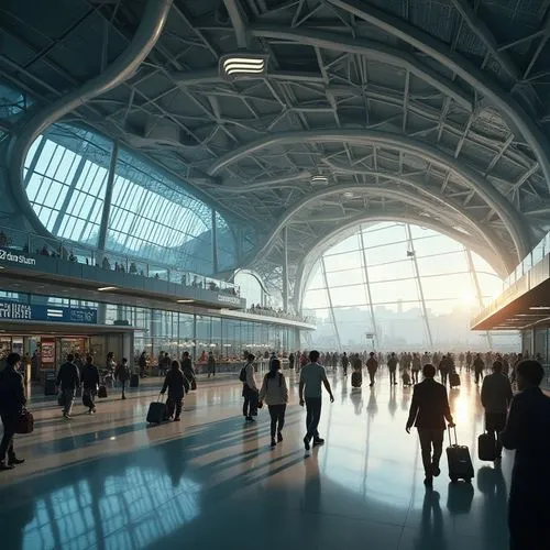 the airport terminal,pulkovo,worldport,vnukovo,concourse,boryspil,centrair,dulles,sheremetyevo,airports,aeroports,iah,aiport,airport,aeroport,euroairport,incheon,concourses,haneda,kci,Photography,General,Realistic