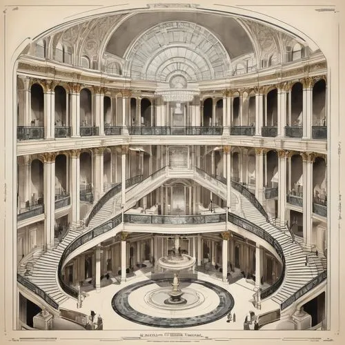 panopticon,circular staircase,musical dome,cd cover,rotunda,neoclassical,oval forum,kaempferia rotunda,barberini,the center of symmetry,capitol,europe palace,ancient roman architecture,maximilianeum,lecture hall,pantheon,peabody institute,old opera,the interior of the,school of athens,Unique,Design,Infographics