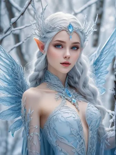 the snow queen,ice queen,faerie,faery,suit of the snow maiden,ice princess,white rose snow queen,fairy queen,male elf,winterblueher,elven,faires,elsa,blue enchantress,fantasy art,fairy,fairy tale character,fantasy picture,violet head elf,elf,Photography,Fashion Photography,Fashion Photography 04