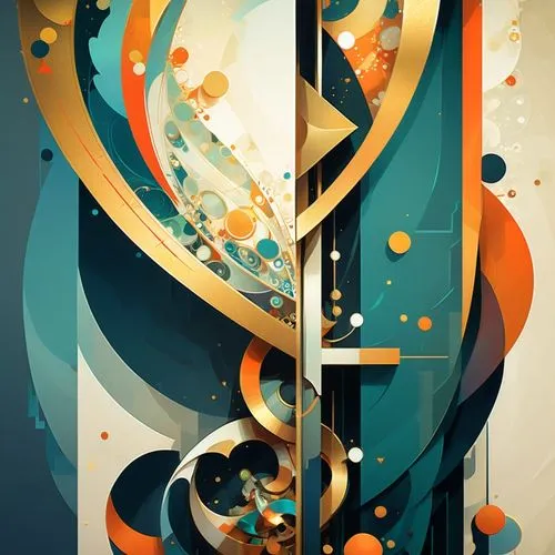 transistor,abstract design,abstract retro,abstract shapes,art deco background,flora abstract scrolls,art deco,gold foil shapes,abstract artwork,art deco woman,abstraction,adobe illustrator,gold foil art,abstract,art nouveau design,abstract background,abstract cartoon art,sci fiction illustration,time spiral,art deco ornament,Art,Artistic Painting,Artistic Painting 43