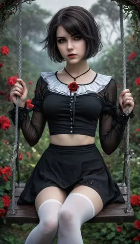 gothic portrait,gothic woman,gothic fashion,goth woman,gothic dress,gothic style,blood clover,marionette,gothic,queen of hearts,black rose,bleeding heart,alice,dark gothic mood,female doll,rosebushes,seerose,girl in the garden,vampire lady,vampire woman,Conceptual Art,Fantasy,Fantasy 34