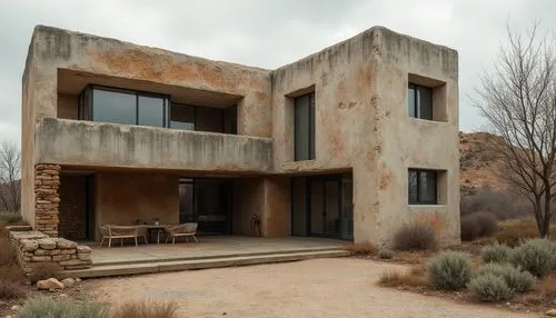 arcosanti,dunes house,marfa,silverleaf,exposed concrete,breuer,corbu,rhyolite,mid century house,clay house,stucco frame,siza,cubic house,cantilevers,wickenburg,ruhl house,cantilevered,eichler,dune ridge,aravaipa,Photography,General,Realistic