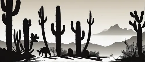 desert plants,sonoran desert,saguaro,organ pipe cactus,desert desert landscape,desert plant,desert landscape,sonoran,desert background,cactus line art,cactus digital background,arid landscape,joshua trees,mesquite flats,cacti,the desert,desert,arid land,big bend,cactus,Illustration,Black and White,Black and White 31