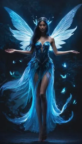 faerie,blue enchantress,faery,fairy queen,seraphim,sylphs,sylph,rosa 'the fairy,evil fairy,fairy,sirene,celestina,faires,angel wings,blue butterfly background,blue butterfly,fantasy woman,soulforce,angelman,rosa ' the fairy,Conceptual Art,Fantasy,Fantasy 02