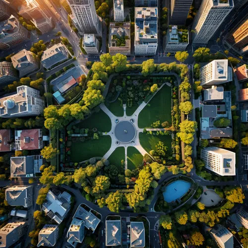 aerial view umbrella,urban park,lafayette square,capitol square,central park,lafayette park,aerial landscape,champ de mars,drone shot,city park,bird's eye view,vancouver,palo alto,mavic 2,mexico city,drone view,bucuresti,drone image,iasi,center park,Photography,General,Natural