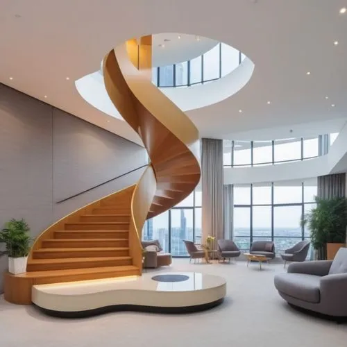 spiral staircase,winding staircase,circular staircase,spiral stairs,staircase,interior modern design,modern living room,staircases,outside staircase,penthouses,modern decor,luxury home interior,contemporary decor,stair,steel stairs,stairs,wooden stair railing,wooden stairs,stone stairs,interior design,Photography,General,Realistic