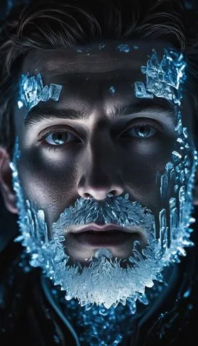 icemaker,iceman,ice,frozen water,frozen ice,artificial ice,poseidon god face,iced,father frost,ice floe,the man in the water,glacier water,ice crystal,icy,ice rain,snowflake background,the ice,water glace,ice cubes,frozen,Photography,Artistic Photography,Artistic Photography 12