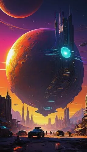 futuristic landscape,gas planet,homeworld,scifi,sci - fi,extrasolar,polara,alien planet,sci fi,coruscant,futuristic,homeworlds,sci fiction illustration,alien world,valerian,vast,space art,technosphere,vanu,deltha,Conceptual Art,Sci-Fi,Sci-Fi 01