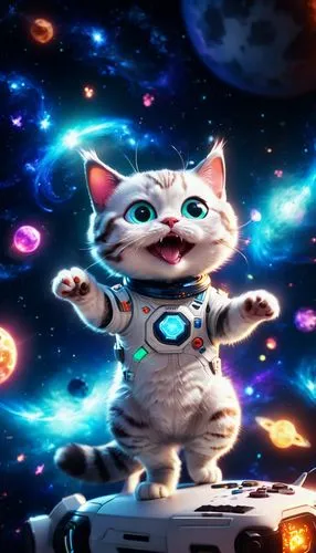 korin,murgatroyd,mogwai,cartoon cat,chromaffin,turbostar,Conceptual Art,Sci-Fi,Sci-Fi 30