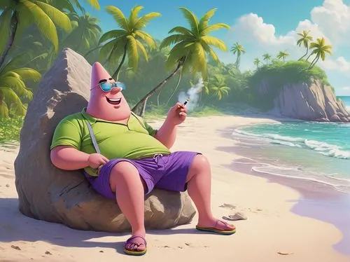 summer background,king coconut,kronk,coconut tree,quahog,castaway beach,kahuna,fiji,beach background,tahiti,castaway,ocean background,coc,luau,merman,releasespublications,bahamonde,south pacific,torvald,south seas,Conceptual Art,Oil color,Oil Color 17