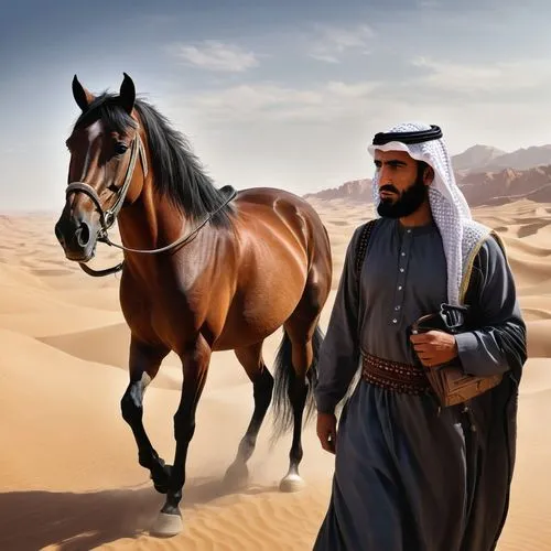 arabian horse,arabians,arabian horses,thoroughbred arabian,emirati,arabian,man and horses,qutaiba,mohammedmian,horse herder,manadel,khaleej,emirate,sheikh zayed,djellaba,qatada,khaleeq,bedouin,zayed,hamdan,Illustration,Paper based,Paper Based 02