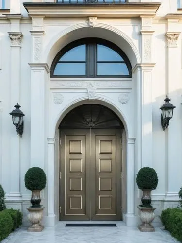 house entrance,hinged doors,entryways,gold stucco frame,front door,entryway,entranceway,luxury property,entranceways,metallic door,entrances,luxury home,door trim,rosecliff,pilasters,doors,doorways,pilaster,exterior decoration,front gate