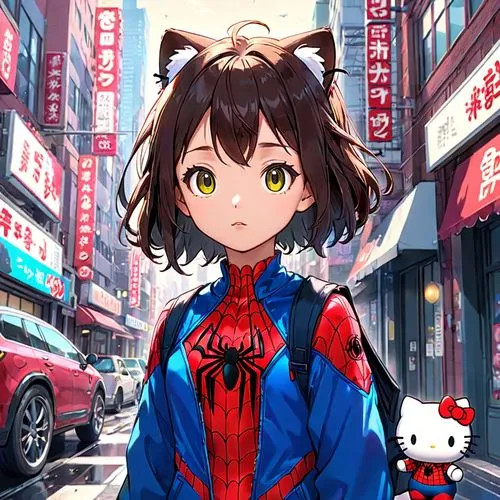 akiba,akihabara,neko,walking spider,nyarko,jiarui,Anime,Anime,Realistic