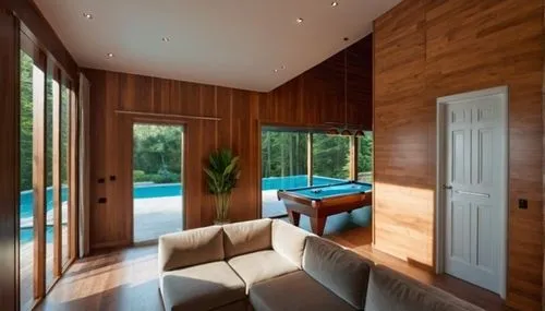 interior modern design,amanresorts,pool house,paneling,luxury bathroom,poolroom,wooden sauna,wood window,contemporary decor,inverted cottage,chalet,great room,wood floor,cabin,interior design,modern room,patterned wood decoration,hardwood floors,fallingwater,bohlin