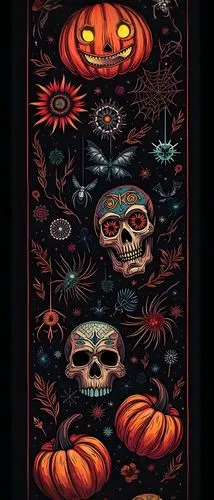 halloween poster,halloween border,muertos,dia de los muertos,samhain,day of the dead frame