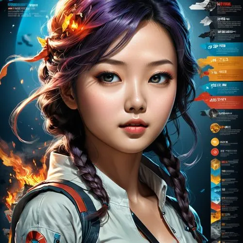 sci fiction illustration,mongolian girl,game illustration,youliang,xueying,katniss,vector girl,yanzhao,asian woman,oriental girl,world digital painting,mulan,pacitti,wenhao,fire artist,moondragon,girl with speech bubble,wenying,rongfeng,tsuneo,Unique,Design,Infographics