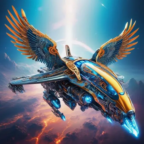 starhawk,aquila,firehawks,gradius,skybolt,thunderjet,starlink,earthrace,rapace,skyforce,cygnes,gunship,falcon,sky hawk claw,uniphoenix,pegasus,thunderhawk,ramjet,starbird,skyterra,Conceptual Art,Sci-Fi,Sci-Fi 03