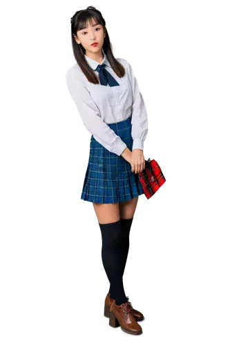 minako,school skirt,tartan skirt,jiarui,yanmei,kanako,ayami,yukiko,sayako,riho,colorizing,chisako,xiaofu,tomoyo,eriko,emiri,blurred background,nanako,ayako,eiko,Illustration,Retro,Retro 10