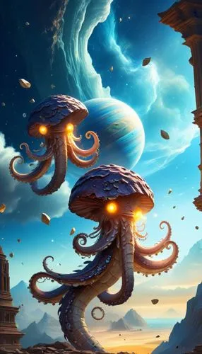 azathoth,nyarlathotep,octopus,tentacular,lovecraftian,mahadeva