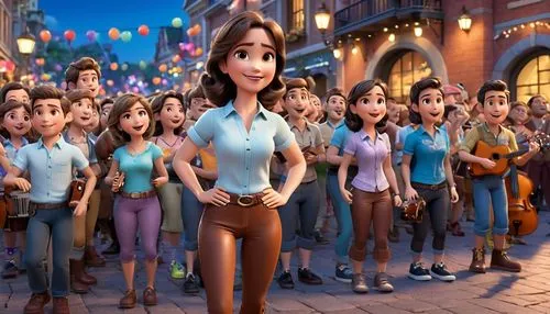 human chain,disneytoon,cute cartoon image,pixar,cartoon people,innoventions,amination,viasoft,character animation,allmovie,fallas,toy story,shanghai disney,flashmob,eurodisney,disney,animators,renderman,market introduction,cute cartoon character,Unique,3D,3D Character