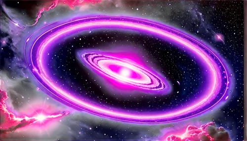 Galaxy background, vibrant purple nebula, shimmering stars, swirling gas clouds, planetary rings, 3D rendered, highly detailed, cinematic composition, panoramic view, 1080p resolution, ultra-high defi