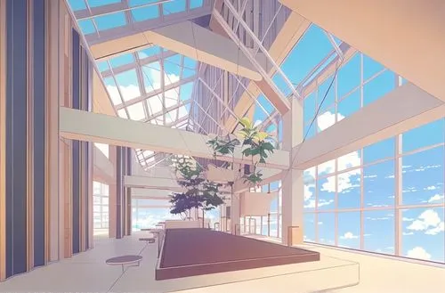 skylight,sky apartment,windowsill,window sill,glass roof,attic,daylighting,roof landscape,bedroom window,roof,indoor,window,balcony,windows,study room,big window,snow roof,loft,indoors,veranda,Common,Common,Japanese Manga