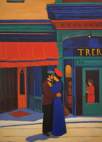 argentinian tango,blues and jazz singer,young couple,tango,street scene,roaring twenties couple,dancing couple,carol colman,tango argentino,night scene,olle gill,two people,bistrot,old couple,woman at cafe,whispering,romantic scene,courtship,amorous,the girl at the station,Art,Classical Oil Painting,Classical Oil Painting 30