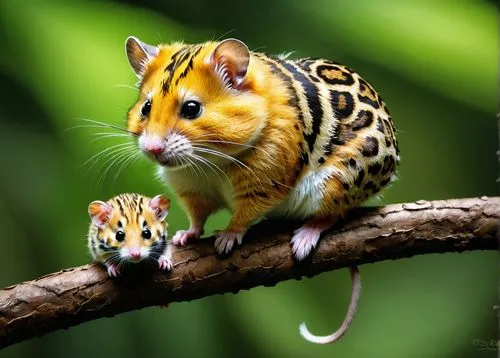 chinese tree chipmunks,tree chipmunk,ocelot,cute animals,marmoset,squirrel monkey,sugar glider,cute animal,mouse lemur,exotic animals,dormouse,baby with mom,eastern chipmunk,small animals,climber,monkey with cub,tamarin,banded geckos,whimsical animals,small animal,Illustration,Paper based,Paper Based 03