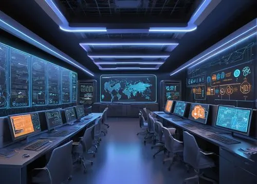 computer room,the server room,control center,cyberscene,computerworld,spaceship interior,cyberspace,supercomputers,computerized,ufo interior,cybertown,supercomputer,control desk,cyberport,computerize,cyberia,computerization,computerland,cybersquatters,cyberview,Illustration,American Style,American Style 13