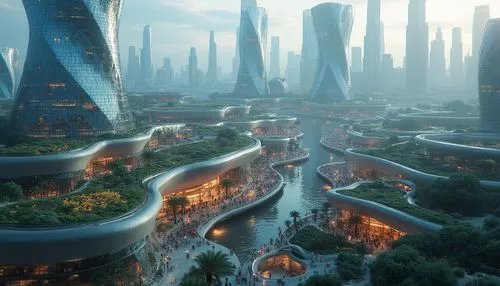 futuristic landscape,futuristic architecture,ecotopia,arcology,fantasy city,coruscant,microdistrict,citadels,cybercity,terraformed,cardassia,futuristic,sky space concept,smart city,futuristic art museum,cybertown,bjarke,ringworld,theed,urbanworld,Photography,General,Realistic