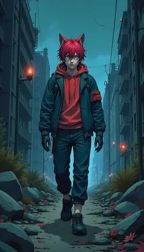 akira,tetsuo,kaneda,makonnen,animatrix,redway