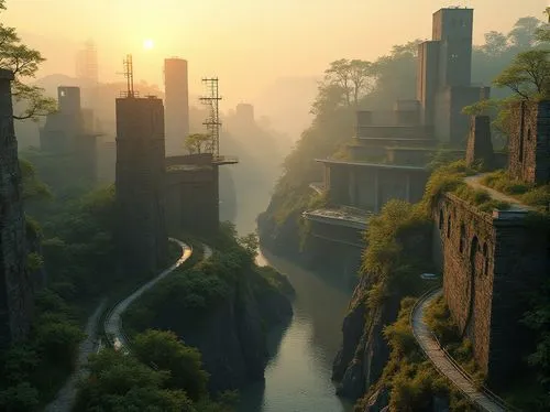 riftwar,theed,yavin,nargothrond,citadels,gondolin,rivendell,ancient city,fantasy landscape,futuristic landscape,canyon,ravines,beleriand,tirith,westfall,industrial landscape,skylands,erebor,dorne,street canyon,Photography,General,Realistic