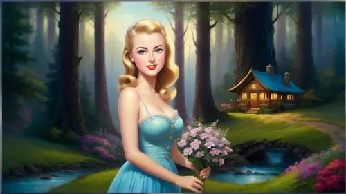 fantasy picture,fairy tale character,fairyland,dorthy,faires,landscape background,forest background,fairy queen,cd cover,mermaid background,fairy tale,horoscope libra,faerie,cendrillon,fantasy art,spring background,girl in the garden,secret garden of venus,blue rose,celtic woman