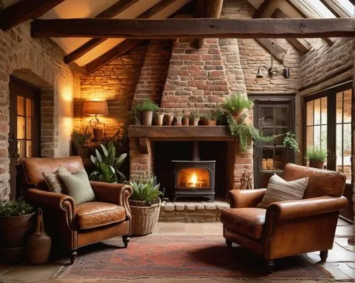 inglenook,fireplaces,log fire,fireplace,fire place,country cottage,wooden beams,sitting room,fireside,rustic aesthetic,luxury home interior,conservatories,cosier,cosy,country hotel,highgrove,cotswolds,lodge,country house,summer cottage,Illustration,Paper based,Paper Based 21