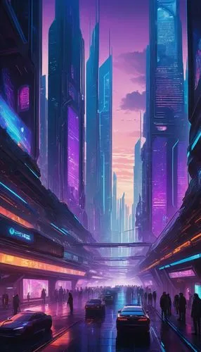 futuristic landscape,cybercity,cybertown,futuristic,cityscape,cyberpunk,cyberport,cyberia,cyberworld,metropolis,cyberscene,fantasy city,futuregen,colorful city,futurist,polara,scifi,synth,cityzen,city highway,Illustration,Realistic Fantasy,Realistic Fantasy 12