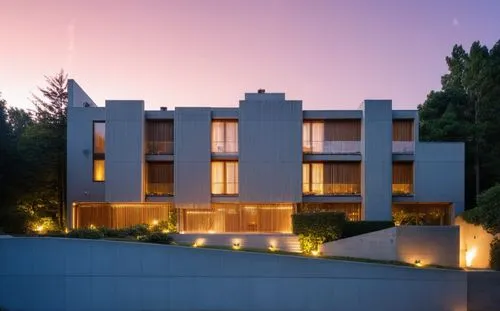 glass concrete wood street people summer sunlight spotlight stairs night view landscape garden trees city,seidler,fresnaye,modern house,mahdavi,lasdun,dunes house,modern architecture,kifissia,contempo