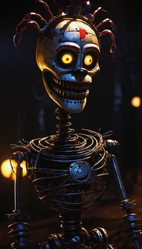 endoskeleton,vintage skeleton,skeleltt,day of the dead frame,day of the dead skeleton,skeletal,la catrina,a voodoo doll,skeleton,human skeleton,3d render,vanitas,miguel of coco,macabre,voodoo,the voodoo doll,puppet,voodoo woman,3d model,muerte,Art,Artistic Painting,Artistic Painting 29