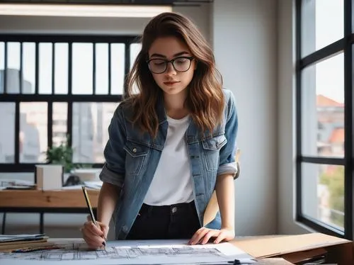 girl studying,blur office background,secretarial,office worker,reading glasses,businesswoman,business girl,assistantship,business woman,women in technology,librarian,silver framed glasses,secretaria,draughtsman,girl drawing,assistantships,girl at the computer,establishing a business,rodenstock,with glasses,Art,Classical Oil Painting,Classical Oil Painting 07