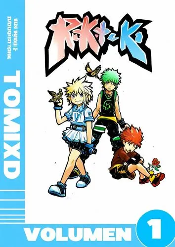 the cover to the comic book rock'n kos volume 1,,cd cover,digipak,tokyopop,sitko,rumiko,dynamix