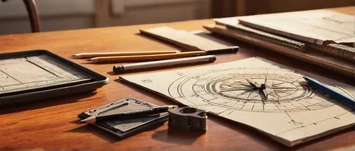 compasses,magnetic compass,cosmographia,writing or drawing device,astrolabes,bearing compass,frame drawing,nautical paper,draughtsmanship,blueprints,cartographers,watchmaker,spirograph,calligraphers,planisphere,clockmaking,watchmaking,vector spiral notebook,compass rose,wooden mockup,Conceptual Art,Daily,Daily 02