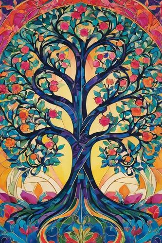 colorful tree of life,tree of life,flourishing tree,mantra om,celtic tree,the branches of the tree,tangerine tree,fruit tree,kaleidoscope art,kaleidoscope,tapestry,bodhi tree,psychedelic art,kaleidoscopic,painted tree,orange tree,the branches,magic tree,hippie fabric,kaleidoscope website,Illustration,Vector,Vector 16