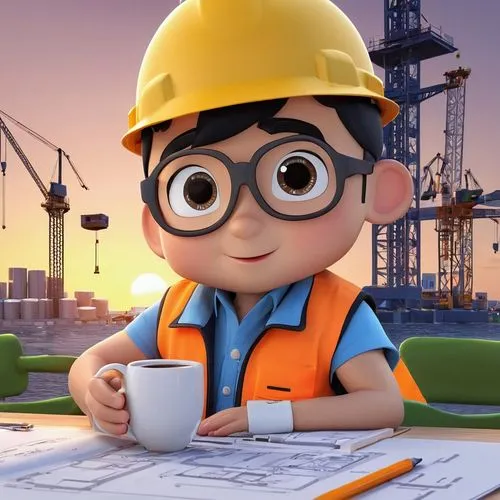 builder,constructorul,seamico,engineer,construction worker,constructor,Unique,3D,3D Character