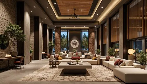 luxury home interior,amanresorts,hotel lobby,lobby,interior modern design,minotti,luxury hotel,interior design,penthouses,contemporary decor,living room,livingroom,intercontinental,rotana,modern living room,modern decor,shangri,interior decoration,interior decor,hovnanian