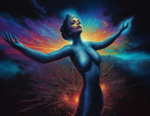 amazing painting ,varekai,andromeda,ascension,aura,dmt,energies,nebula,shamanistic,nebula guardian,soulforce,cortana,auras,neon body painting,savickas,astral traveler,chakra,awakened,nebula 3,singular