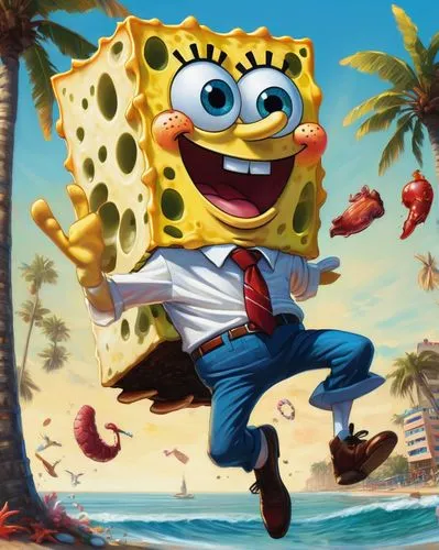 sponge bob,house of sponge bob,sponge,sponges,dancing dave minion,pineapple background,pineapple comosu,bob,playcorn,pubg mascot,ananas,madagascar,pineapple wallpaper,minion tim,april fools day background,macaroni,under sea,beach background,kraft,pineapple sprocket,Conceptual Art,Oil color,Oil Color 04