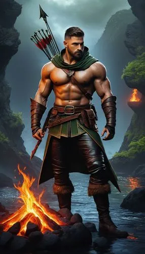 barbarian,dronacharya,berserker,volkan,chulainn,rhodian,raavan,ghazan,tamluk,ilaje,tandava,leonidas,marakkar,fantasy warrior,cuchulainn,aravan,pandav,drakenstein,frontiersman,shirodkar,Illustration,Realistic Fantasy,Realistic Fantasy 15